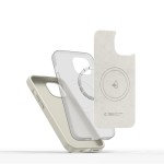 Tech-Protect Silicone Pure MagSafe iPhone 14 case - Cosmic Latte