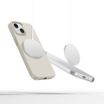 Tech-Protect Silicone Pure MagSafe iPhone 14 case - Cosmic Latte