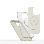 Tech-Protect Silicone Pure MagSafe iPhone 15 Pro case - Cosmic Latte
