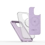 Tech-Protect Silicone Pure MagSafe iPhone 15 Pro Max case - Mauve