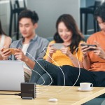 Tech-Protect 160W Gan-6 USB-C / USB-A kroviklis - Black