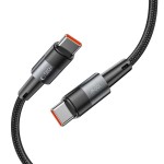 Tech-Protect USB-C / USB-C 100W 2m krovimo laidas - Black