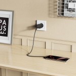 Tech-Protect 33W USB-C / USB-A kroviklis - Black