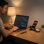 Tech-Protect A51 ArcticBoost 3IN1 25W MagSafe kroviklis - Black