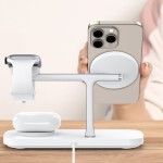 Tech-Protect 3in1 A45 15W MagSafe kroviklis - White