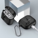 Tech-Protect Slim Hook Apple Airpods 4 Case - Black