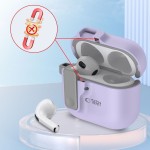 Tech-Protect Slim Hook Apple Airpods 4 Case - Lavender