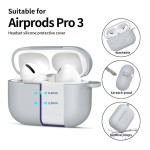 Tech-Protect Silicone Hook Apple Airpods Pro 3 - Crayon Grey