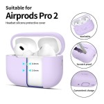Tech-Protect Silicone Apple Airpods Pro 1-2 gen Case - Levender 