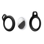 Tech-Protect Apple AirTag Rough Chain dėklas - Black (2x Pack)