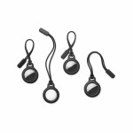 Tech-Protect Apple AirTag Rough Chain dėklas - Black (2x Pack)