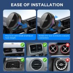 Tech-Protect V9 ArcticBoost magnetinis automobilinis bevielis kroviklis 25W Black