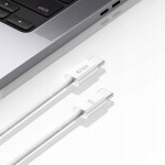 Tech-Protect USB-C / USB-C 60W 1m krovimo laidas - White