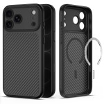 Tech-Protect iPhone 17 / 18 Pro Max Carbon case with MagSafe - Black