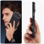 Tech-Protect iPhone 17 Pro Max Carbon case with MagSafe - Black/Silver