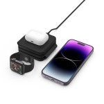 Tech-Protect 3in1 15W-A24 MagSafe sulankstomas kroviklis - Black