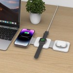 Tech-Protect 3in1 15W-A24 MagSafe sulankstomas kroviklis - White
