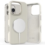 Tech-Protect Silicone Pure MagSafe iPhone 16 Pro case - Cosmic Latte