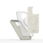 Tech-Protect Silicone Pure MagSafe iPhone 16 Pro case - Cosmic Latte