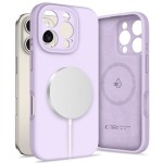Tech-Protect Silicone Pure MagSafe iPhone 16 Pro case - Mauve
