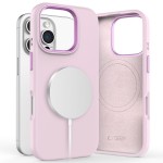 Tech-Protect Silicone Pure MagSafe iPhone 16 Pro case - Pink Pearl