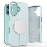 Tech-Protect Silicone Pure MagSafe iPhone 16 case - Sky Blue
