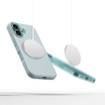 Tech-Protect Silicone Pure MagSafe iPhone 16 case - Sky Blue