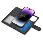 Tech-Protect iPhone 16 Wallet case with MagSafe - Matte Black