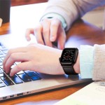 44/45/46/49mm Tech-Protect LeatherFit band - Black