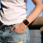 40/41/42mm Tech-Protect LeatherFit band - Brown