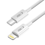 Tech-Protect USB-C / Lightning 1m krovimo laidas - Grey (be pakuotės)