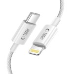 Tech-Protect USB-C / Lightning 1m krovimo laidas - Grey (be pakuotės)
