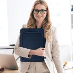 Tech-Protect Basic neopreno dėklas MacBook 13" / 14" - Navy Blue