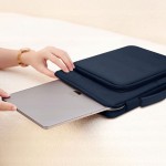 Tech-Protect Basic neopreno dėklas MacBook 13" / 14" - Navy Blue