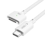 Tech-Protect USB-C to MagSafe 3 2 metrų kabelis - White