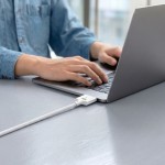 Tech-Protect USB-C to MagSafe 3 2 metrų kabelis - White