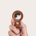 Tech-Protect NaturalFit Airtag case - Brown