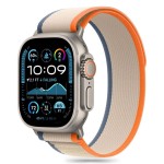44/45/46/49mm Tech-Protect NYLON band - Cream/Orange