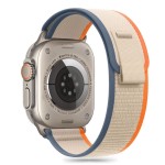 44/45/46/49mm Tech-Protect NYLON band - Cream/Orange