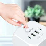 Tech-Protect išmanusis maitinimo lizdas - White