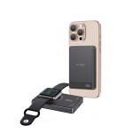 Tech-Protect MagSafe LifeMag 5000maH Power Bank with Wireless Charging - Black