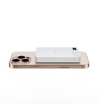 Tech-Protect MagSafe LifeMag 5000maH Power Bank with Wireless Charging - Silver