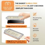Ekrano apsauga iPhone 13 / 13 Pro / 14 / 16e / 17e (2x pack) - Privacy