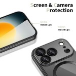 Tech-Protect iPhone 17 Pro Max MagFlex case with MagSafe - Shiny Black