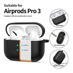 Tech-Protect Silicone Hook Apple Airpods Pro 3 - Black