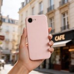 Tech-Protect Silicone MagSafe iPhone 16e/17e case - Pink Pearl
