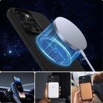 Tech-Protect iPhone 15 Pro Max Silicone Case with MagSafe - Matte Black