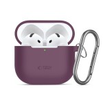 Tech-Protect Silicone Hook Apple Airpods 4/5 - Burgundy