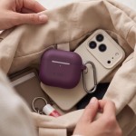 Tech-Protect Silicone Hook Apple Airpods 4/5 - Burgundy