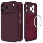 Tech-Protect Silicone MagSafe iPhone 17 Pro / 18 Pro case - Burgundy